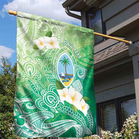 Hafa Adai Guam Chamorro Personalized Garden Flag Summer Green Latte Stone with Guasali - Polynesian Pride