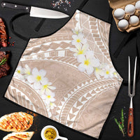 Polynesian Vintage Floral Apron Beige Motifs - Polynesian Pride