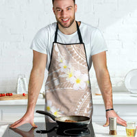 Polynesian Vintage Floral Apron Beige Motifs - Polynesian Pride