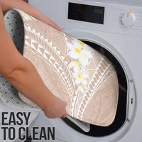 Polynesian Vintage Floral Bathroom Set Beige Motifs - Polynesian Pride