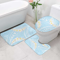 Polynesian Vintage Floral Bathroom Set Azure Motifs - Polynesian Pride