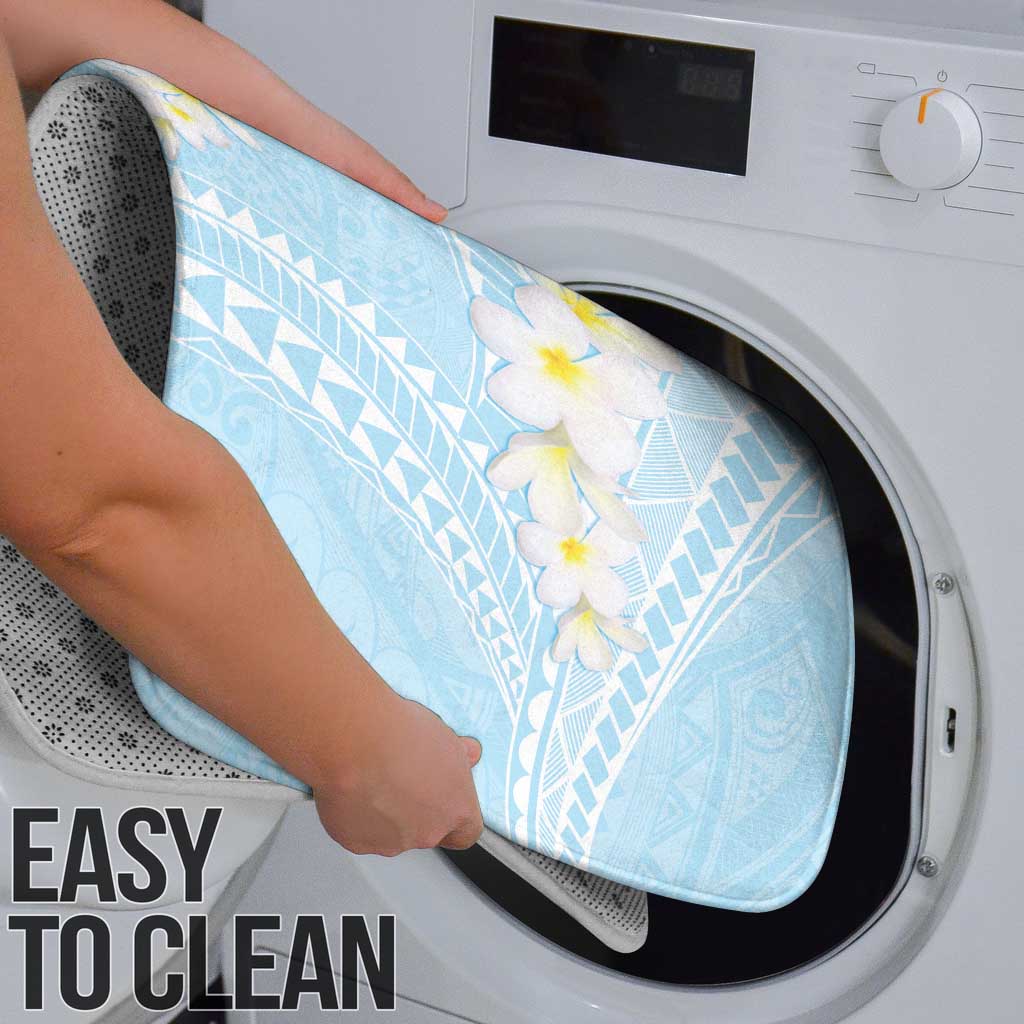 Polynesian Vintage Floral Bathroom Set Azure Motifs - Polynesian Pride