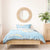 Polynesian Vintage Floral Bedding Set Azure Motifs - Polynesian Pride
