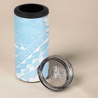 Polynesian Vintage Floral 4 in 1 Can Cooler Tumbler Azure Motifs - Polynesian Pride