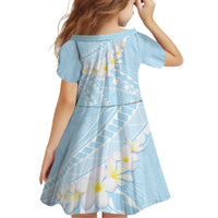 Polynesian Vintage Floral Family Matching Long Sleeve Bodycon Dress and Hawaiian Shirt Azure Motifs LT7 - Polynesian Pride
