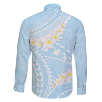 Polynesian Vintage Floral Family Matching Mermaid Dress and Hawaiian Shirt Azure Motifs LT7 - Polynesian Pride