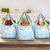 Polynesian Vintage Floral Grocery Bag Azure Motifs - Polynesian Pride