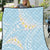 Polynesian Vintage Floral Quilt Azure Motifs - Polynesian Pride