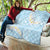 Polynesian Vintage Floral Quilt Azure Motifs - Polynesian Pride