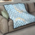 Polynesian Vintage Floral Quilt Azure Motifs - Polynesian Pride