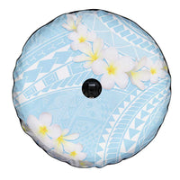 Polynesian Vintage Floral Spare Tire Cover Azure Motifs - Polynesian Pride