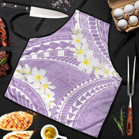 Polynesian Vintage Floral Apron Lavender Motifs - Polynesian Pride