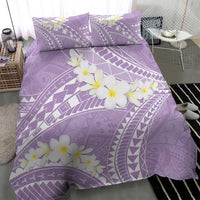Polynesian Vintage Floral Bedding Set Lavender Motifs - Polynesian Pride