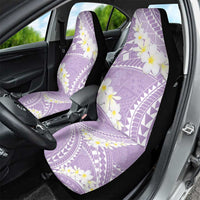 Polynesian Vintage Floral Car Seat Cover Lavender Motifs LT7 - Polynesian Pride