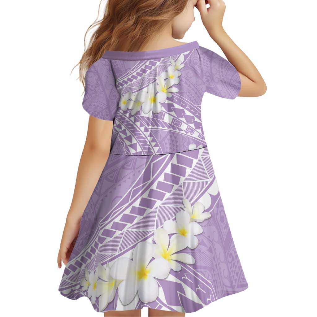 Polynesian Vintage Floral Family Matching Puletasi and Hawaiian Shirt Lavender Motifs - Polynesian Pride