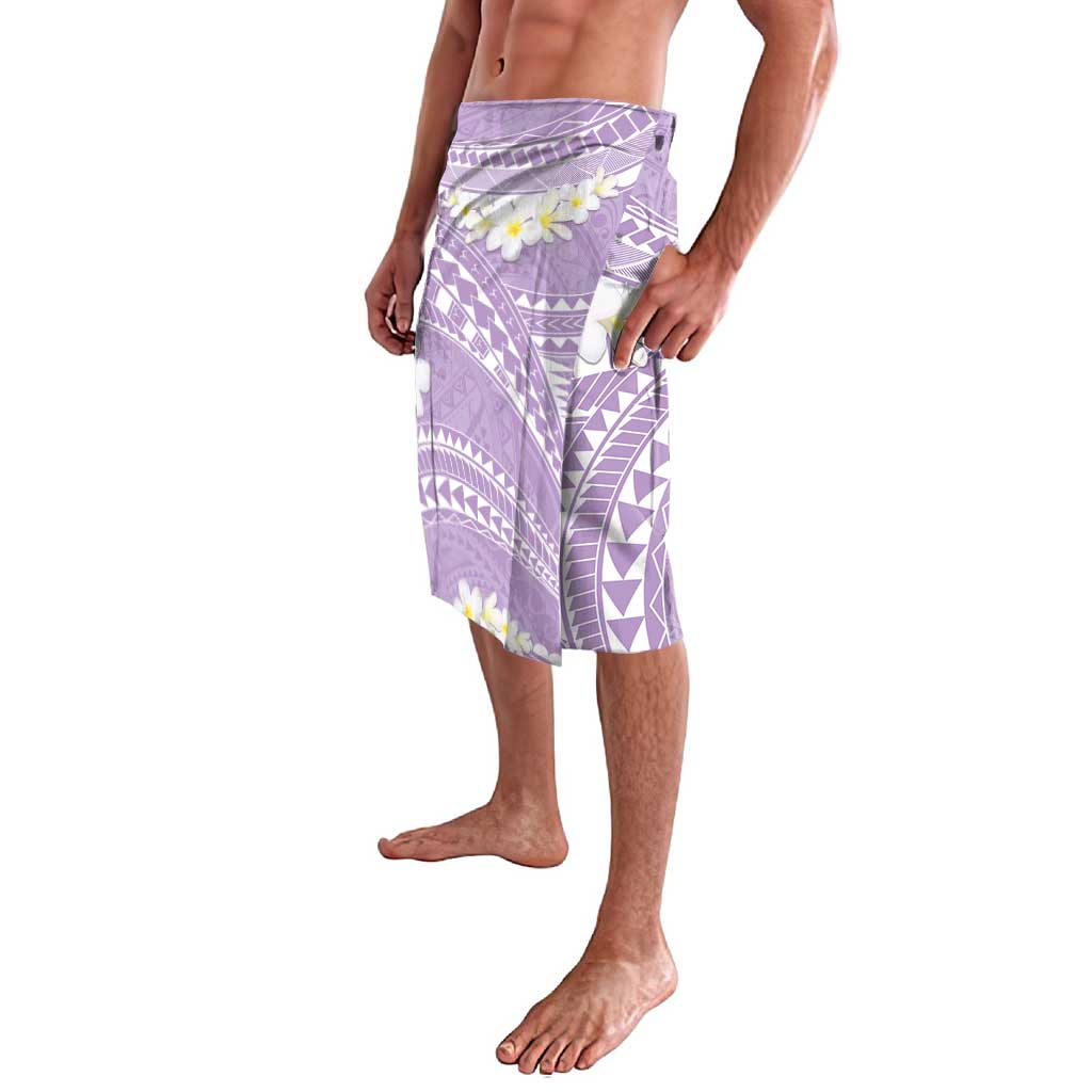 Polynesian Vintage Floral Lavalava Lavender Motifs - Polynesian Pride