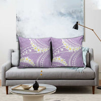 Polynesian Vintage Floral Pillow Cover Lavender Motifs LT7 - Polynesian Pride