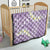 Polynesian Vintage Floral Quilt Lavender Motifs - Polynesian Pride