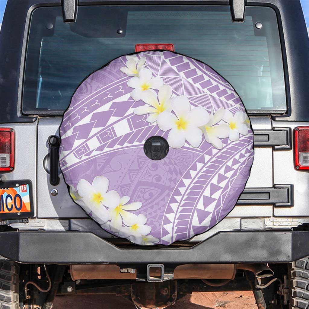 Polynesian Vintage Floral Spare Tire Cover Lavender Motifs LT7 Lavender - Polynesian Pride