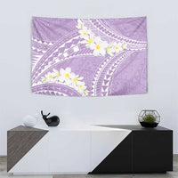 Polynesian Vintage Floral Tapestry Lavender Motifs - Polynesian Pride