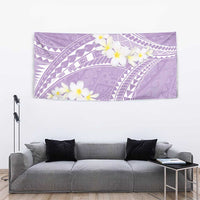 Polynesian Vintage Floral Tapestry Lavender Motifs - Polynesian Pride