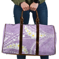 Polynesian Vintage Floral Travel Bag Lavender Motifs - Polynesian Pride
