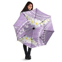 Polynesian Vintage Floral Umbrella Lavender Motifs - Polynesian Pride