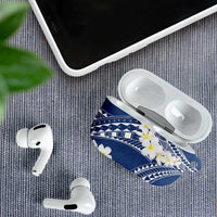 Polynesian Vintage Floral AirPods Case Navy Blue Motifs - Polynesian Pride