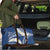 Polynesian Vintage Floral Travel Bag Navy Blue Motifs - Polynesian Pride