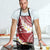 Polynesian Vintage Floral Apron Scarlet Motifs - Polynesian Pride