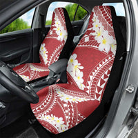 Polynesian Vintage Floral Car Seat Cover Scarlet Motifs LT7 - Polynesian Pride
