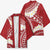 Polynesian Vintage Floral Kimono Scarlet Motifs - Polynesian Pride