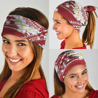 Polynesian Vintage Floral Neck Gaiter Scarlet Motifs - Polynesian Pride