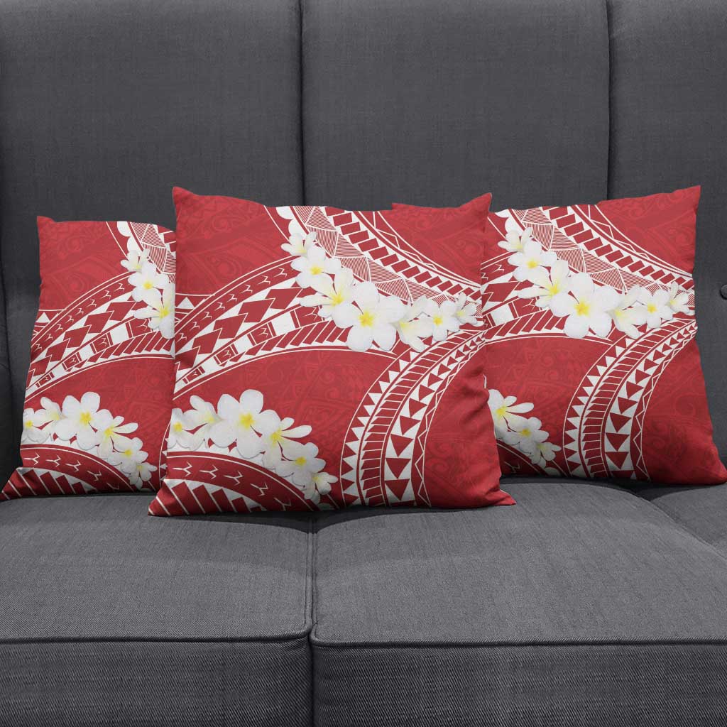 Polynesian Vintage Floral Pillow Cover Scarlet Motifs LT7 - Polynesian Pride