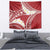 Polynesian Vintage Floral Tapestry Scarlet Motifs - Polynesian Pride
