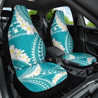 Polynesian Vintage Floral Car Seat Cover Teal Motifs LT7 One Size Teal - Polynesian Pride