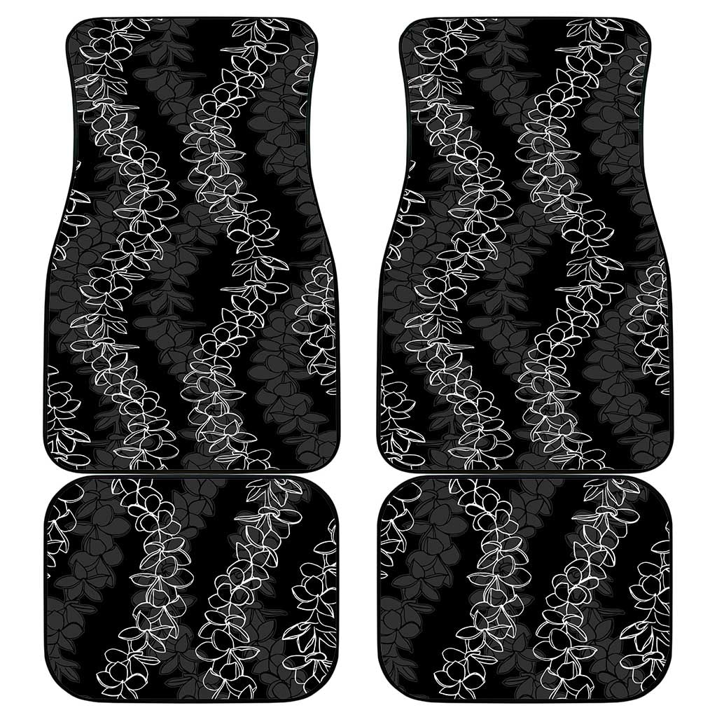 Hawaii Plumeria Lei Car Mats Aloha Festive Vibe
