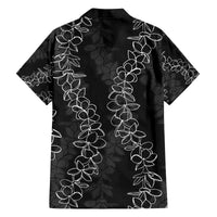 Hawaii Plumeria Lei Family Matching Off Shoulder Short Dress and Hawaiian Shirt Aloha Festive Vibe