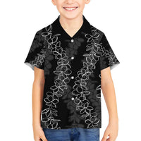 Hawaii Plumeria Lei Family Matching Tank Maxi Dress and Hawaiian Shirt Aloha Festive Vibe