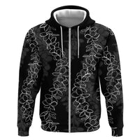 Hawaii Plumeria Lei Hoodie Aloha Festive Vibe
