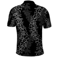 Hawaii Plumeria Lei Polo Shirt Aloha Festive Vibe