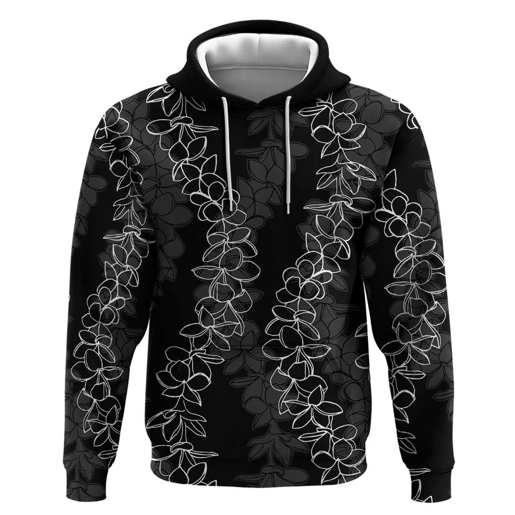Hawaii Plumeria Lei Zip Hoodie Aloha Festive Vibe