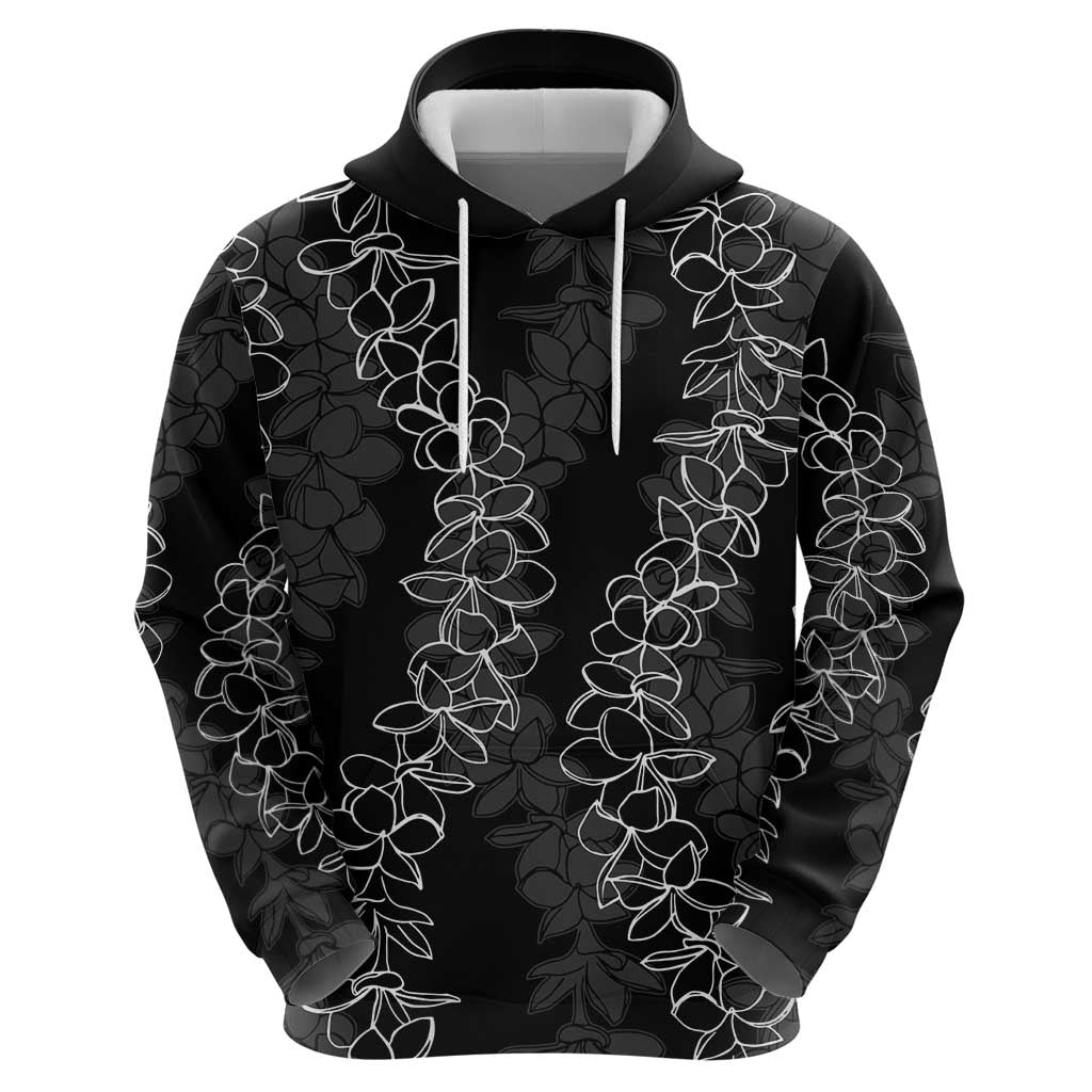 Hawaii Plumeria Lei Zip Hoodie Aloha Festive Vibe