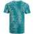 Hawaii Plumeria Lei T Shirt Aloha Festive Vibe - Teal