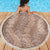 Hawaii Plumeria Lei Beach Blanket Aloha Festive Vibe - Beige