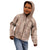 Hawaii Plumeria Lei Kid Hoodie Aloha Festive Vibe - Beige
