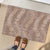 Hawaii Plumeria Lei Rubber Doormat Aloha Festive Vibe - Beige