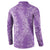 Hawaii Plumeria Lei Button Sweatshirt Aloha Festive Vibe - Violet