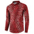 Hawaii Plumeria Lei Button Sweatshirt Aloha Festive Vibe - Crimson