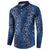Hawaii Plumeria Lei Button Sweatshirt Aloha Festive Vibe - Navy Blue